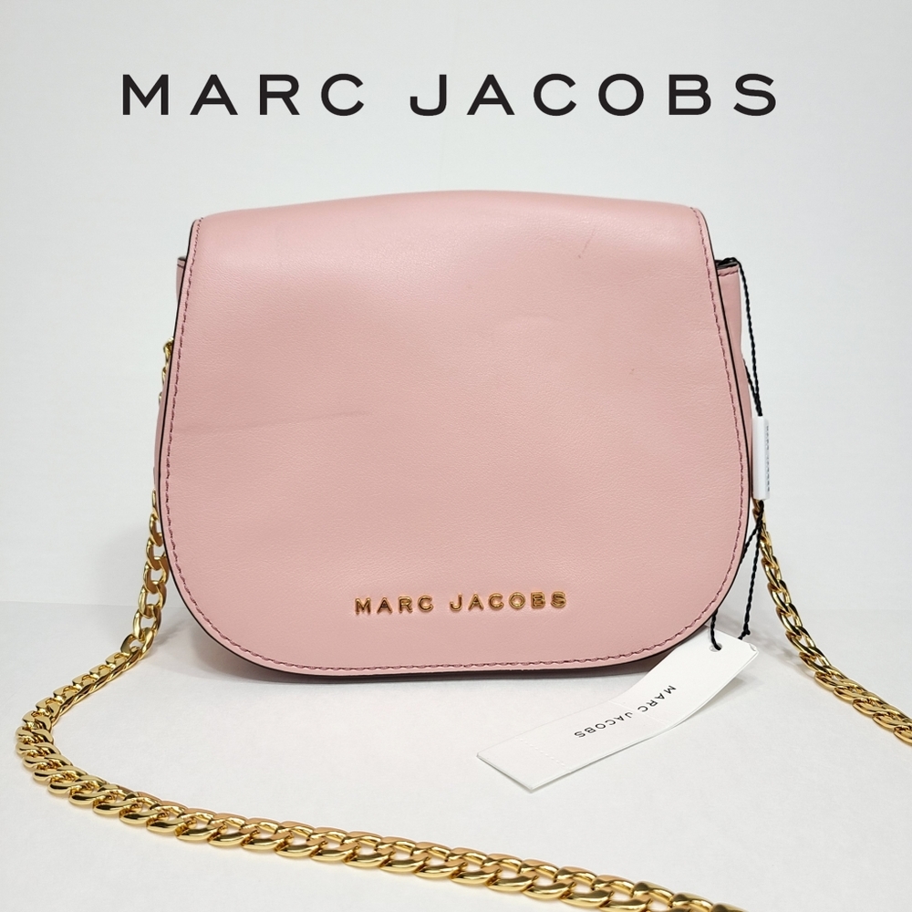Marc Jacobs Avenue Crossbody Leather Saddle Bag
